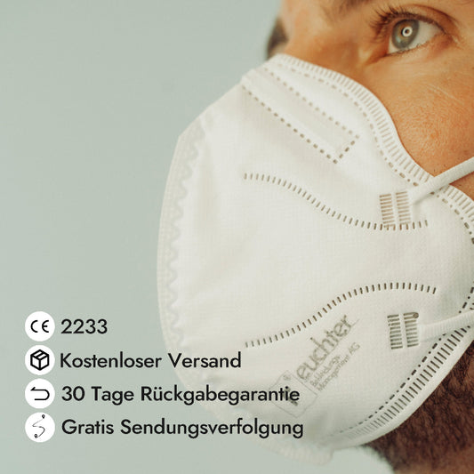 25 x FFP2 Maske NR D MADE IN GERMANY | CE 2233